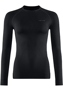 FALKE dames lange mouw shirt Maximum Warm, thermoshirt, zwart (black)