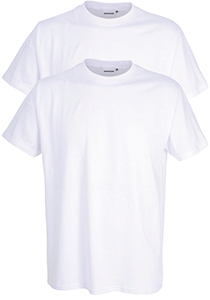 Gotzburg heren T-shirts regular fit O-hals (2-pack), wit