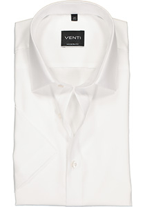 VENTI modern fit overhemd, korte mouw, wit