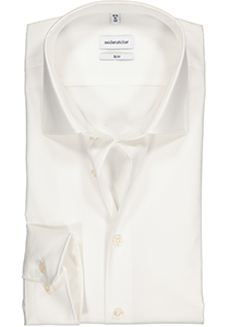 Seidensticker slim fit overhemd, off-white