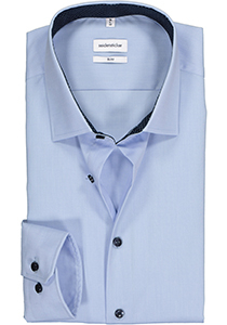 Seidensticker slim fit overhemd, lichtblauw (contrast)  