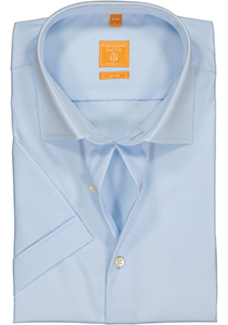 Redmond modern fit overhemd, korte mouw, lichtblauw
