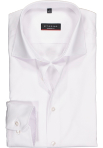 ETERNA modern fit overhemd, mouwlengte 7, niet doorschijnend twill heren overhemd, wit