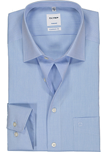 OLYMP Tendenz modern fit overhemd, lichtblauw chambray