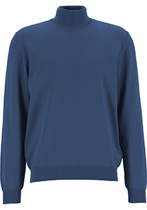 OLYMP modern fit coltrui wol, jeansblauw
