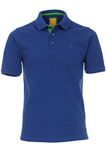 Redmond modern fit poloshirt, blauw (groen contrast)