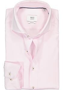 ETERNA 1863 slim fit casual Soft tailoring overhemd, twill heren overhemd, roze