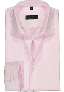 ETERNA modern fit overhemd, niet doorschijnend twill heren overhemd, licht roze