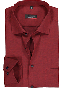 ETERNA modern fit overhemd, Oxford, rood
