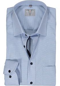 MARVELIS comfort fit overhemd, popeline, lichtblauw mini dessin