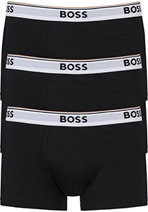 HUGO BOSS Power trunks (3-pack), heren boxers kort, rood, blauw, zwart