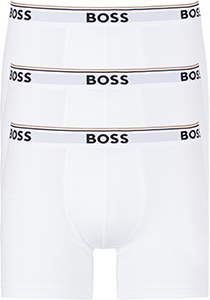 HUGO BOSS Power boxer briefs (3-pack), heren boxers normale lengte, wit