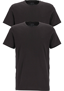 HUGO BOSS Comfort T-shirts relaxed fit (2-pack), heren T-shirts O-hals, zwart