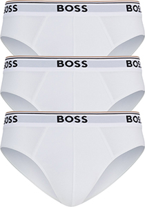 HUGO BOSS Power briefs (3-pack), heren slips, wit