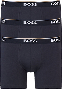 HUGO BOSS Power boxer briefs (3-pack), heren boxers normale lengte, navy
