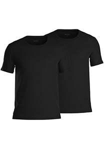 HUGO BOSS Comfort T-shirts relaxed fit (2-pack), heren T-shirts O-hals, zwart
