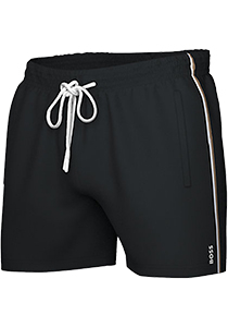 HUGO BOSS Iconic swim shorts, heren zwembroek, zwart