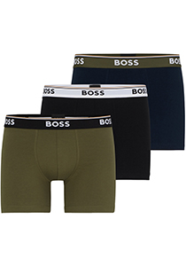 HUGO BOSS Power boxer briefs (3-pack), heren boxers normale lengte, multicolor