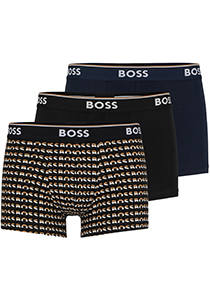 HUGO BOSS Power trunks (3-pack), heren boxers kort, multicolor