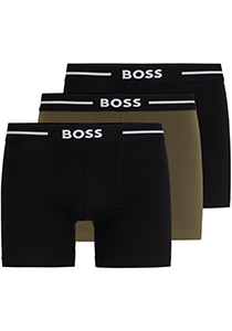 HUGO BOSS Bold boxer briefs (3-pack), heren boxers normale lengte, multicolor (set met verschillende kleuren)