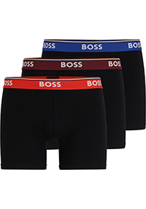 HUGO BOSS Power boxer briefs (3-pack), heren boxers normale lengte, multicolor (set met verschillende kleuren)