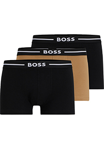 HUGO BOSS Bold trunks (3-pack), heren boxers kort, multicolor