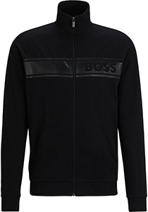 BOSS Authentic Jacket, heren lounge vest, zwart