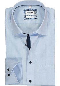 OLYMP Tendenz modern fit overhemd, lichtblauw (contrast)