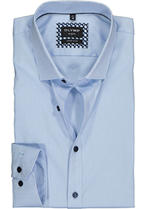 OLYMP No. 6 Six super slim fit overhemd, lichtblauw Oxford