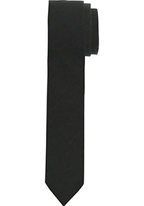 OLYMP extra smalle stropdas, zwart