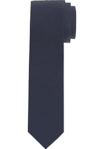OLYMP smalle stropdas, marineblauw