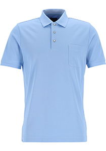 OLYMP Polo Casual, modern fit polo, active dry, lichtblauw