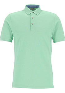 OLYMP Polo Level 5 Casual, slim fit polo, limoen groen
