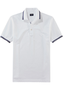 OLYMP Polo Casual, modern fit polo, wit