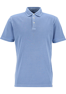 OLYMP Polo Casual, modern fit polo, lichtblauw