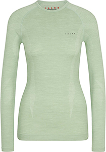 FALKE dames lange mouw shirt Wool-Tech, thermoshirt, groen (quiet green)