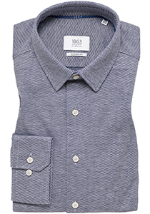 ETERNA modern fit overhemd overhemd, tricot, donkerblauw
