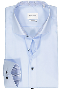 ETERNA modern fit overhemd, popeline, lichtblauw (contrast)