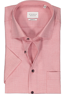 ETERNA modern fit overhemd korte mouw, twill, roze