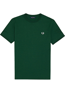Fred Perry Ringer regular fit T-shirt M3519, korte mouw O-hals, groen