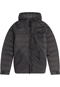 Fred Perry Insulated Hooded Jacket J2572, heren winterjas, grijs