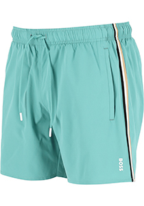 HUGO BOSS Iconic swim shorts, heren zwembroek, turquoise