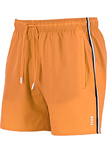 HUGO BOSS Iconic swim shorts, heren zwembroek, midden oranje