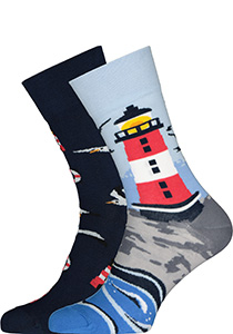 Many Mornings unisex sokken Nordic Lighthouse