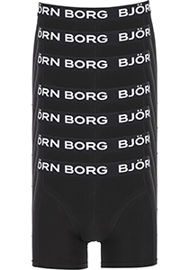 Bjorn Borg boxershorts Essential (7-pack), heren boxers normale lengte, zwart
