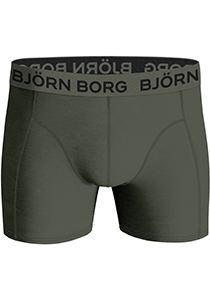 Bjorn Borg Cotton Stretch boxers, heren boxers normale lengte (1-pack), groen