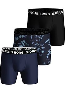 Bjorn Borg Performance boxers, microfiber heren boxers lange pijpen (3-pack), multicolor