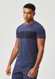 Bjorn Borg T-shirt Stripe, blauwgrijs