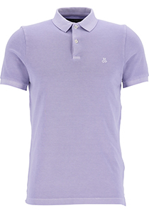 Marc O'Polo shaped fit polo, heren poloshirt, lavendel paars