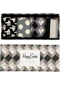 Happy Socks sokken, Happy Black White Gift Box